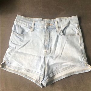 BDG Urban Outfitters High Rise Light Wash Short